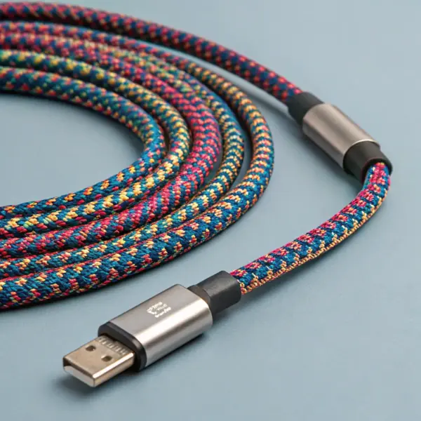 耐用编织充电线